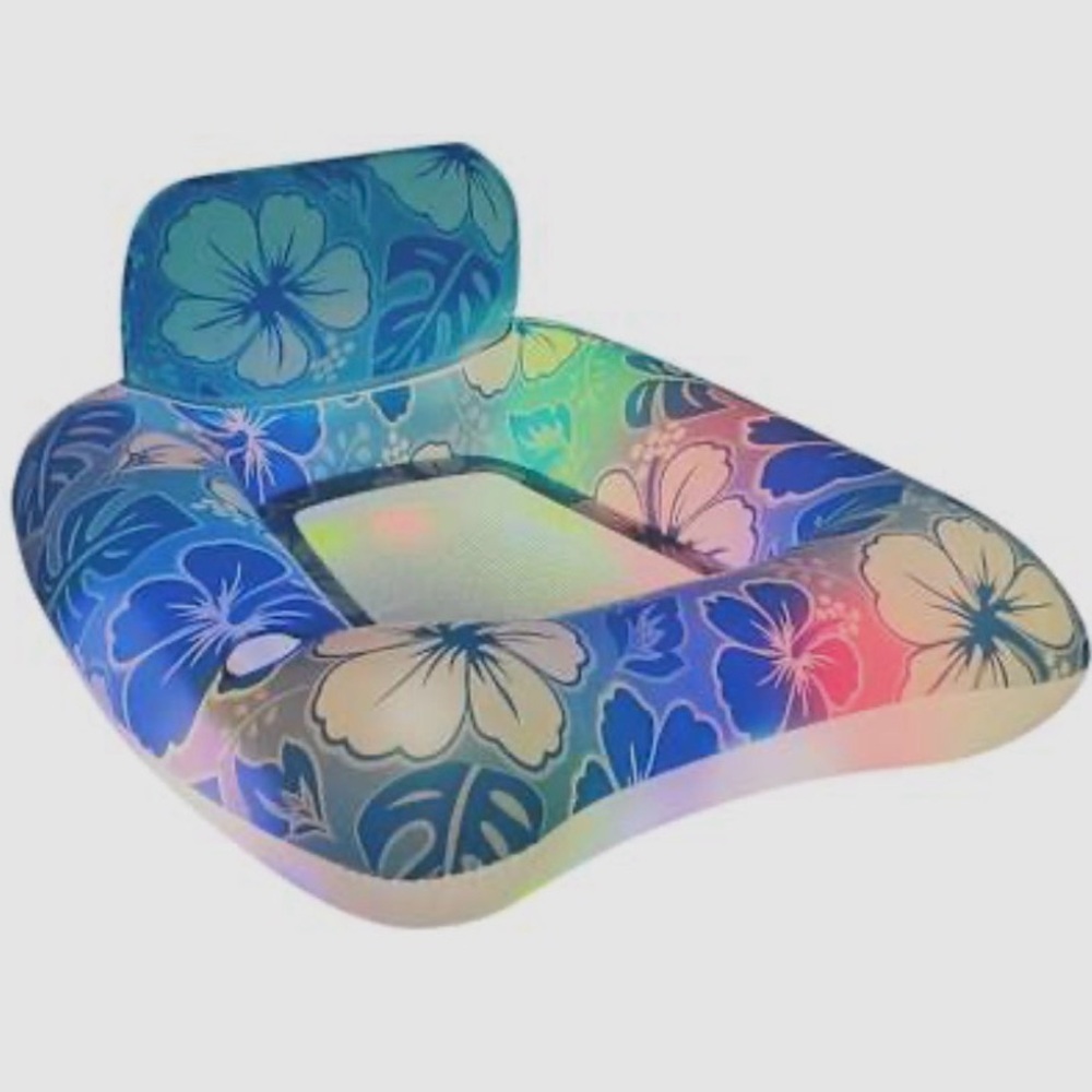 Light Up Mesh Lounger Pool Float